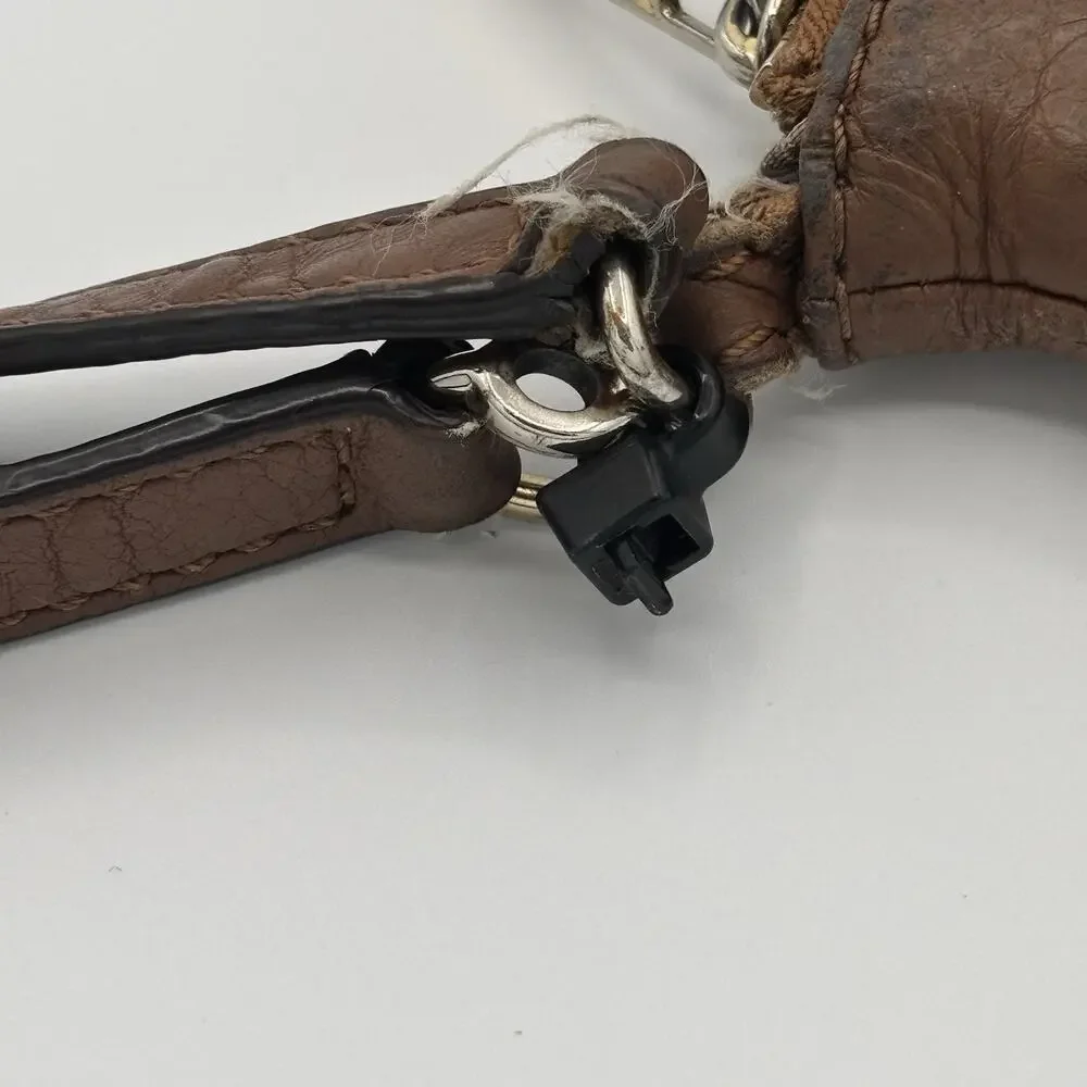Michael Kors Jet Set Large Pebbled Leather Wristlet w/ Gold Tone Hardware